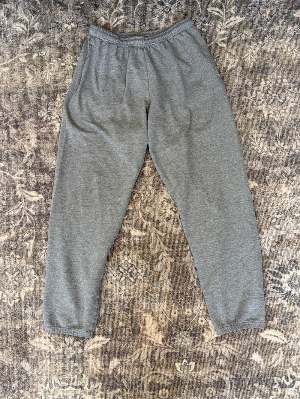 Athletic Works Men's Heather Gray Sweatpants - Elastic Waist